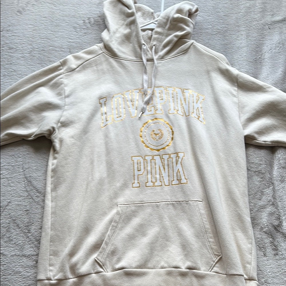 PINK Victoria's Secret Cream Hoodie